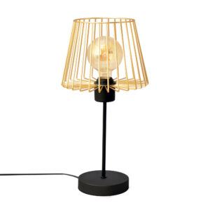 Lampa biurkowa -TORRI  złoto-czarna B-1345/1 BK+GO MAT